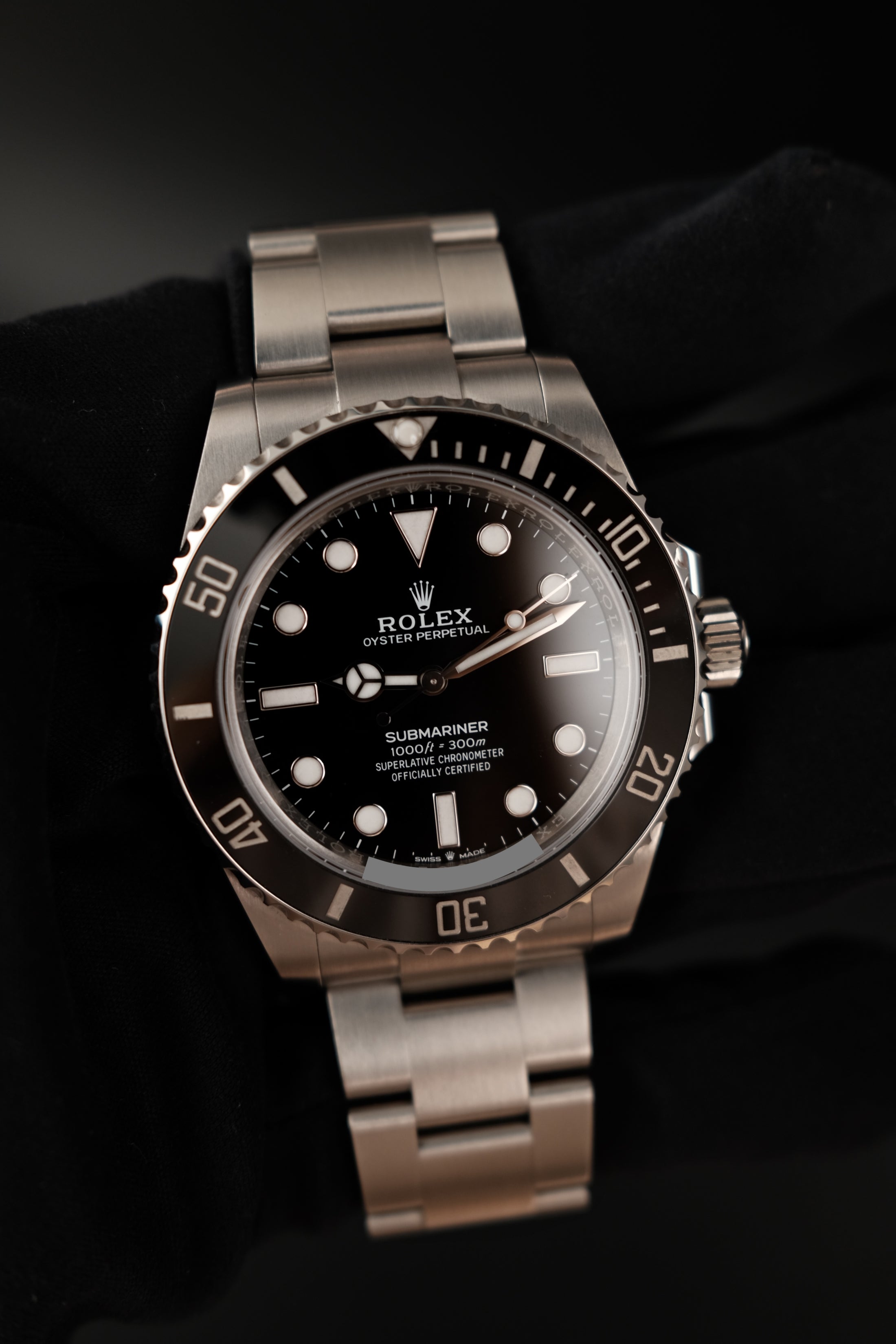 Rolex Submariner No Date  124060 Box + og. Papiere LC100 First Buyer´s Invoice 41mm