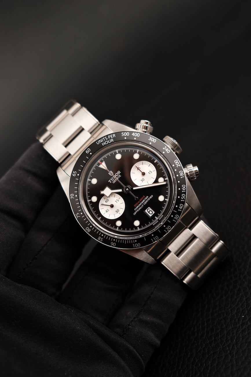 Tudor Black Bay Chrono 79360N Box + og. Papiere Black Dial