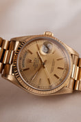 Charger l'image dans la visionneuse de la galerie, Rolex Day-Date 36 18038 Champagne Dial, 18K Gold
