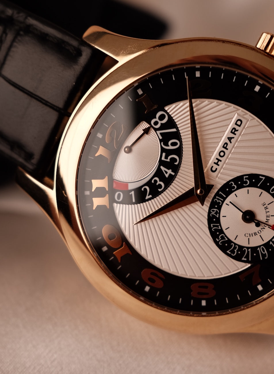 Chopard L.U.C. Rose Gold 8-Day Power Reserve 161903 Box + og. Papiere Chopard Serviced