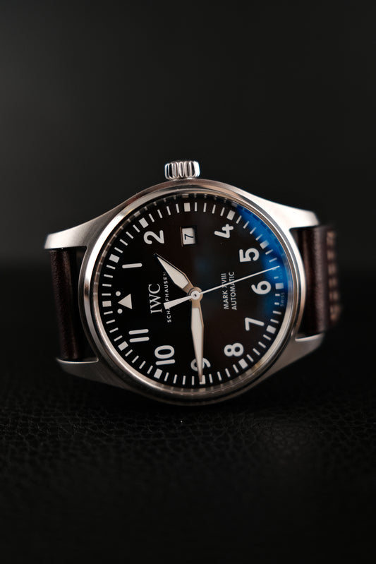 IWC Pilot Mark XVIII  ANTOINE DE SAINT EXUPERY  brown Dial IW327003 Original Papiere