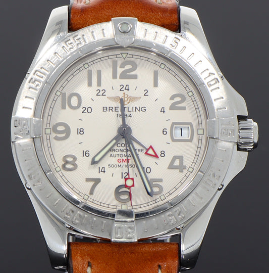 Breitling Colt GMT Automatic A32350 Breitling clasp Top condition