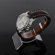 Lade das Bild in den Galerie-Viewer, Breitling Chronomat 39 A13352 Braunes Lederband mit Papieren TOP ZUSTAND
